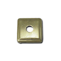 1 3/4'' Square Non-Vented Brass Vase Cap