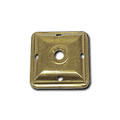 2-3/4" Large Square Brass Vase Cap