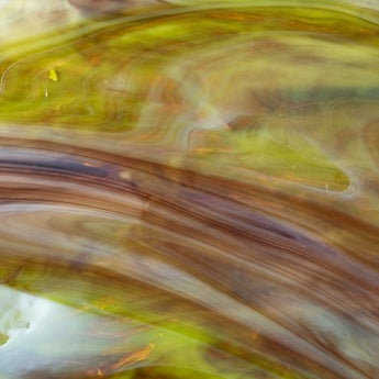 Wissmach Medium Light Brown/Yellow Green/Opal