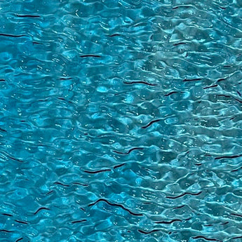 Wissmach Sky Blue/Crystal Streaky Ripple