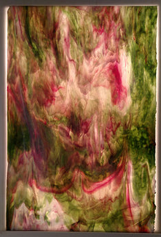 Youghiogheny Ice White/Dark Green/Gold Pink Stipple