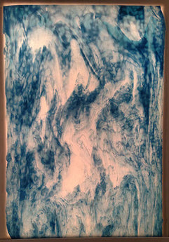 Youghiogheny Ice White/Sea Blue Stipple