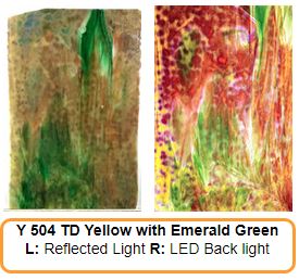 Youghiogheny Yellow with Emerald Green True Dichroic