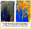 Youghiogheny Yellow with Cobalt Blue True Dichroic