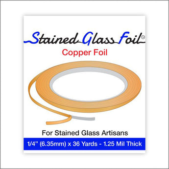 1/4'' Black Backed Copper Foil