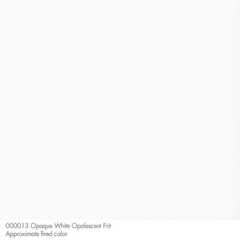 Bullseye Frit, Opaque White - Opalescent (powder) - 4 oz
