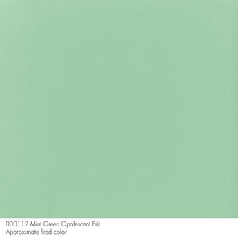 Bullseye Frit, Mint Green - Opalescent (powder) - 4 oz