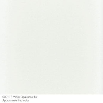 Bullseye Frit, White - Opalescent (powder) - 4 oz