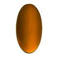 Background Jewel 36x19mm Oval Smooth - Dark Amber
