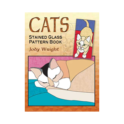 Cats Stained Glass Pattern Book