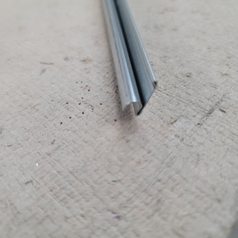 9/16" wide Flanged Zinc Came - 6ft.
