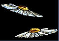 Lazy Daisy Bevel Clusters (pair)