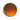 18mm Round Smooth Eye Jewel - Dark Amber