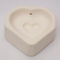 Double Heart Casting Mold 2.5"Wx2.5"H od; 2"Wx1.75"H id