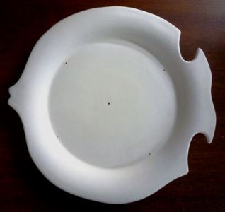 Big Angelfish Plate Mold 13.75"