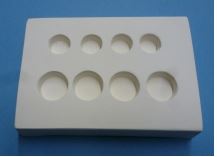Cabochon Casting Mold, 4 each at 3/4" and 1" Diameter