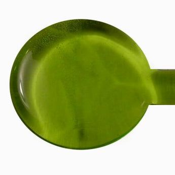 Effetre Grass Green Light Transparent Glass Rod 5-6mm, 104 COE @13" long