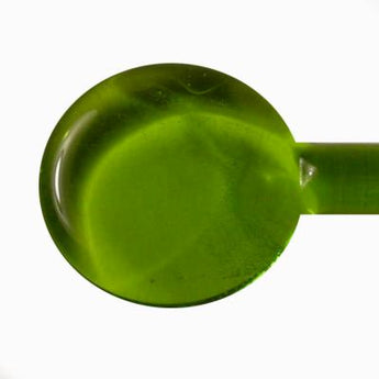 Effetre Green Medium Transparent Glass Rod 5-6mm, 104 COE @13" long