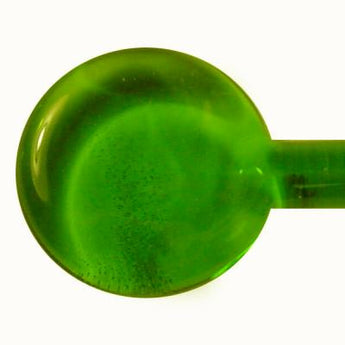 Effetre Green Grass Dark Transparent Glass Rod 5-6mm 104 COE @13" long