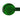 Effetre Green Emerald Light Transparent Glass Rod 5-6mm 104 COE @13" long