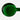 Effetre Green Emerald Dark Transparent Glass Rod 4-7mm, 104 COE, 5mm @13" long