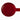 Effetre Red (striking) Transparent Glass Rods 5-6mm, 104 COE @13" long