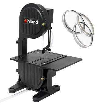 Inland DB-100 Diamond Band Saw with one diamond blade, one metal cutting blade, and one wood/com...