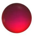 Jewel 25mm Round Smooth - Red