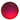 Jewel 25mm Round Smooth - Red