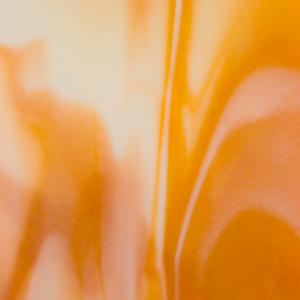 Uroboros "Root Beer" Amber on Cream Streaky Opal 96 COE