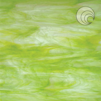 Spectrum Key Lime (Clear/White/Green) Pearl Opal