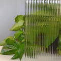Clear 1/2" Reeded 4mm