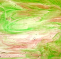 Wissmach Medium Purple/Medium Green Opal/Crystal Streaky