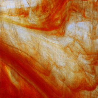 Wissmach Light Blue Swirled with Red and Light Opal