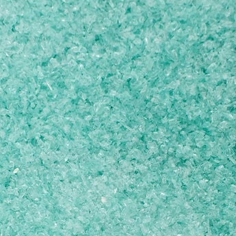 Wissmach Turquoise Green Transparent Fine Frit 96COE 4OZ