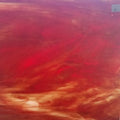 Wissmach Copper Red Swirled with Light Opal/Crystal Wisspy